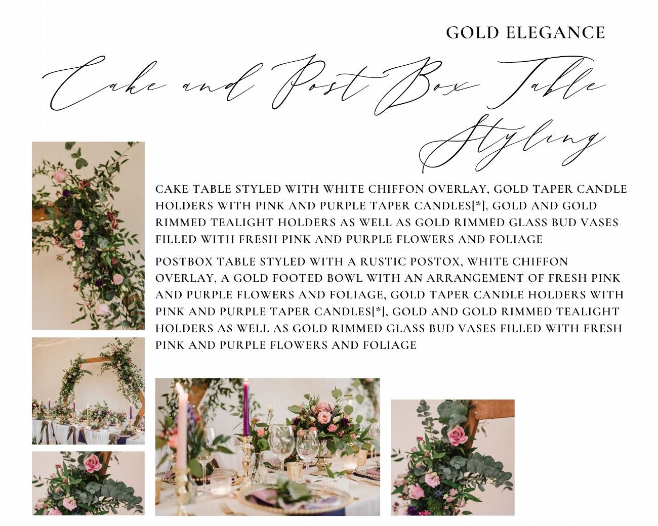 Gold Elegance Collection | KTV Venue Stylists Ltd gallery image 5