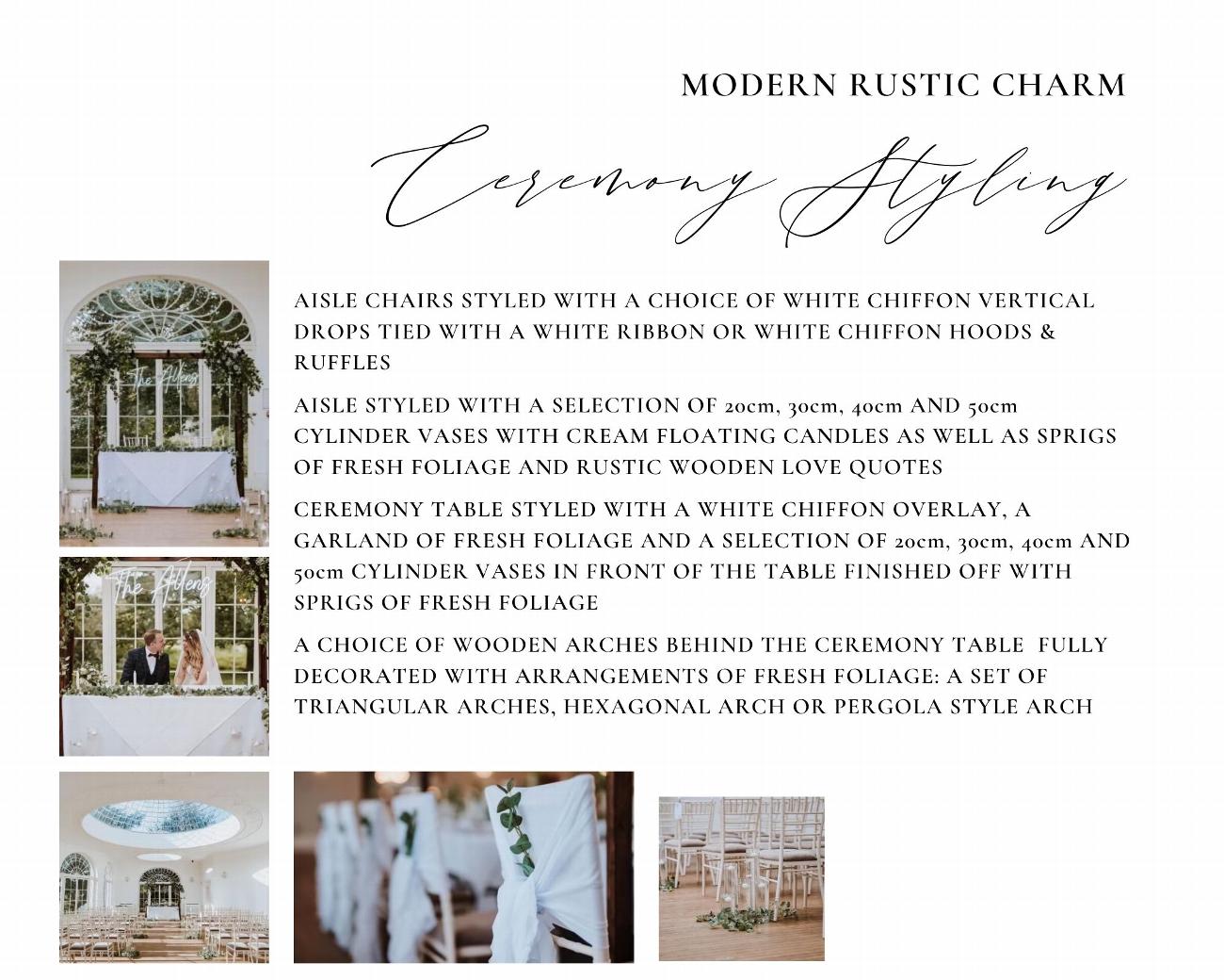 Modern Rustic Charm Collection | KTV Venue Stylists Ltd gallery image 3