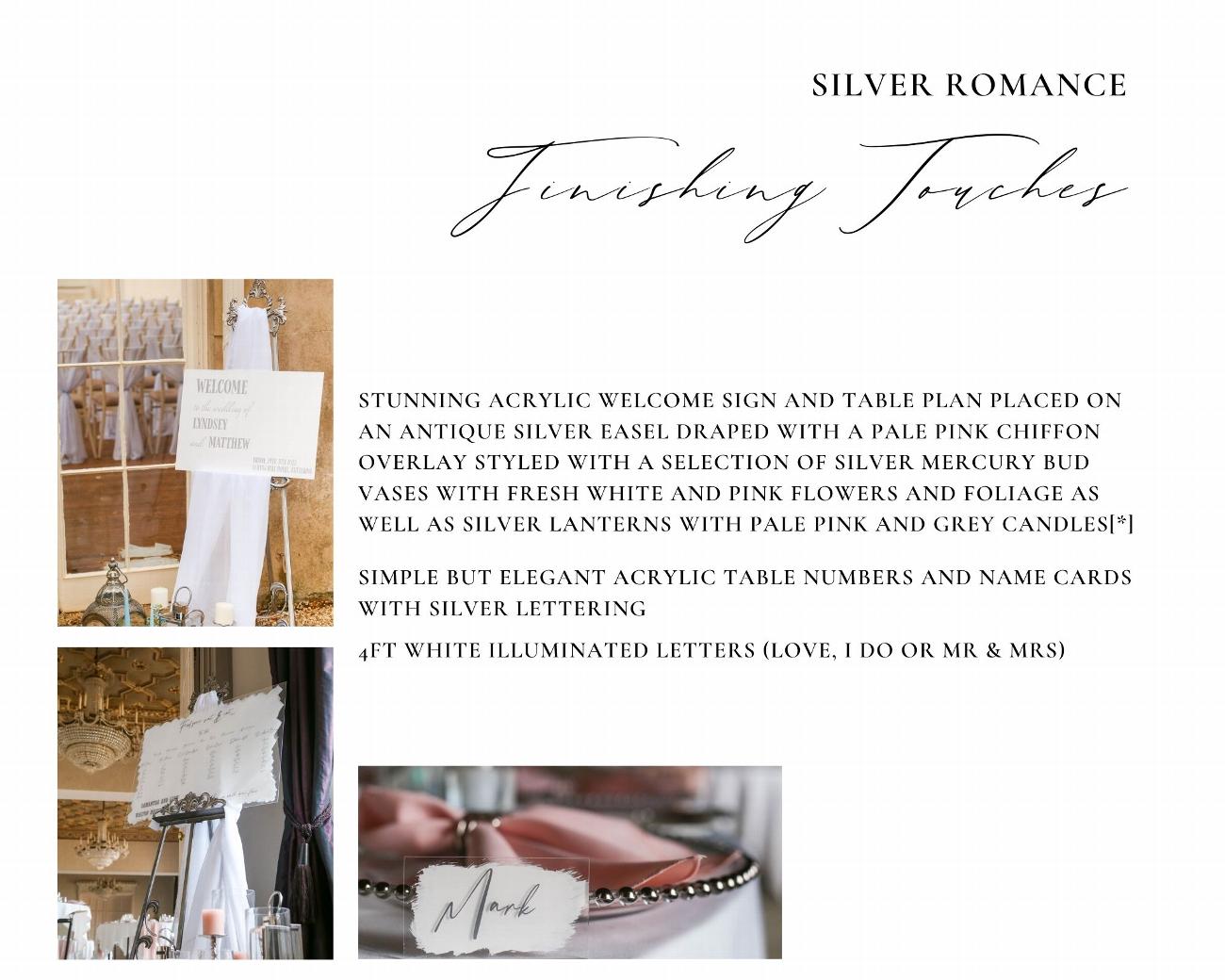Silver Romance Collection | KTV Venue Stylists Ltd gallery image 8