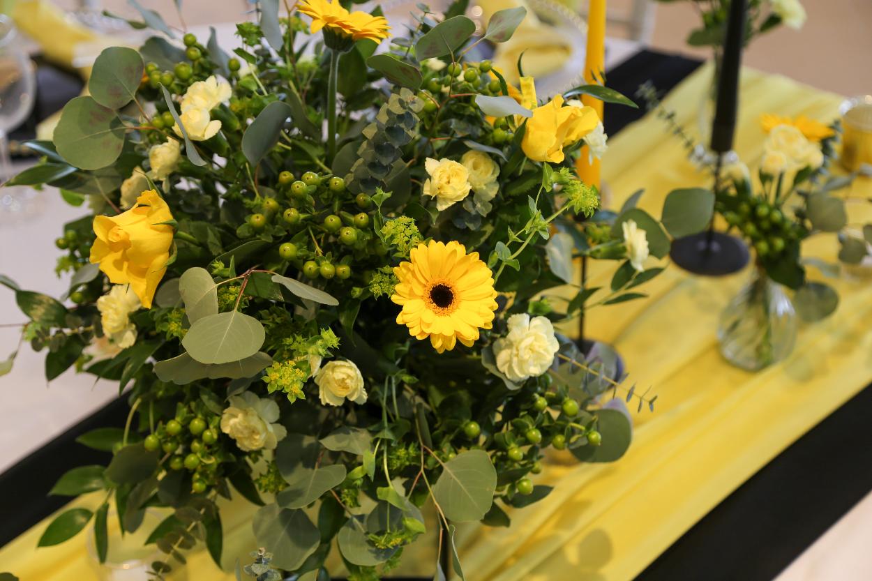 Yellow Wedding Flowers Northamptonshire